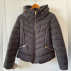 ZARA Black Lux Winter Coat